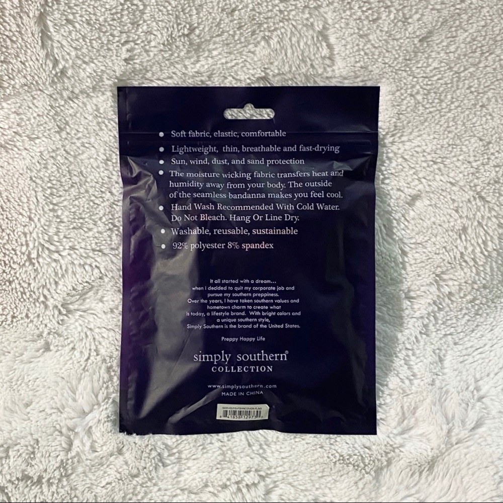 Simply Southern Multi Fashion Cover Face Mask Flag - Picture 3 of 3